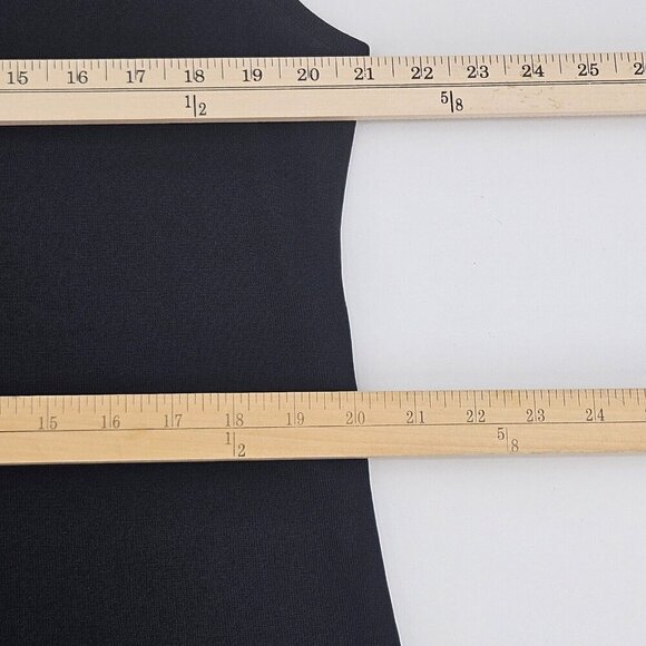 Misook Acrylic Knit Scoop Neck Shell Tank Top Black Women’s Size 1X Minimalist - Picture 7 of 8